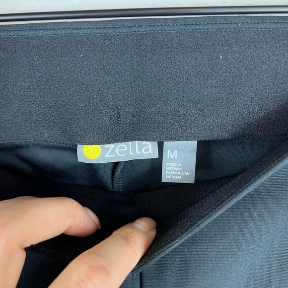 Zella Black Straight Leg Pants - Picture 3 of 4